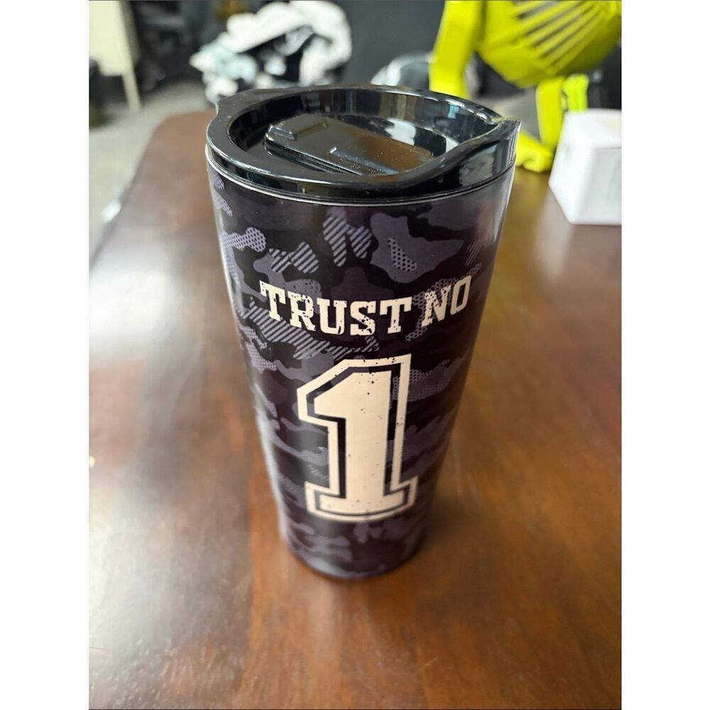 Trust no one 20 oz insulated tumbler